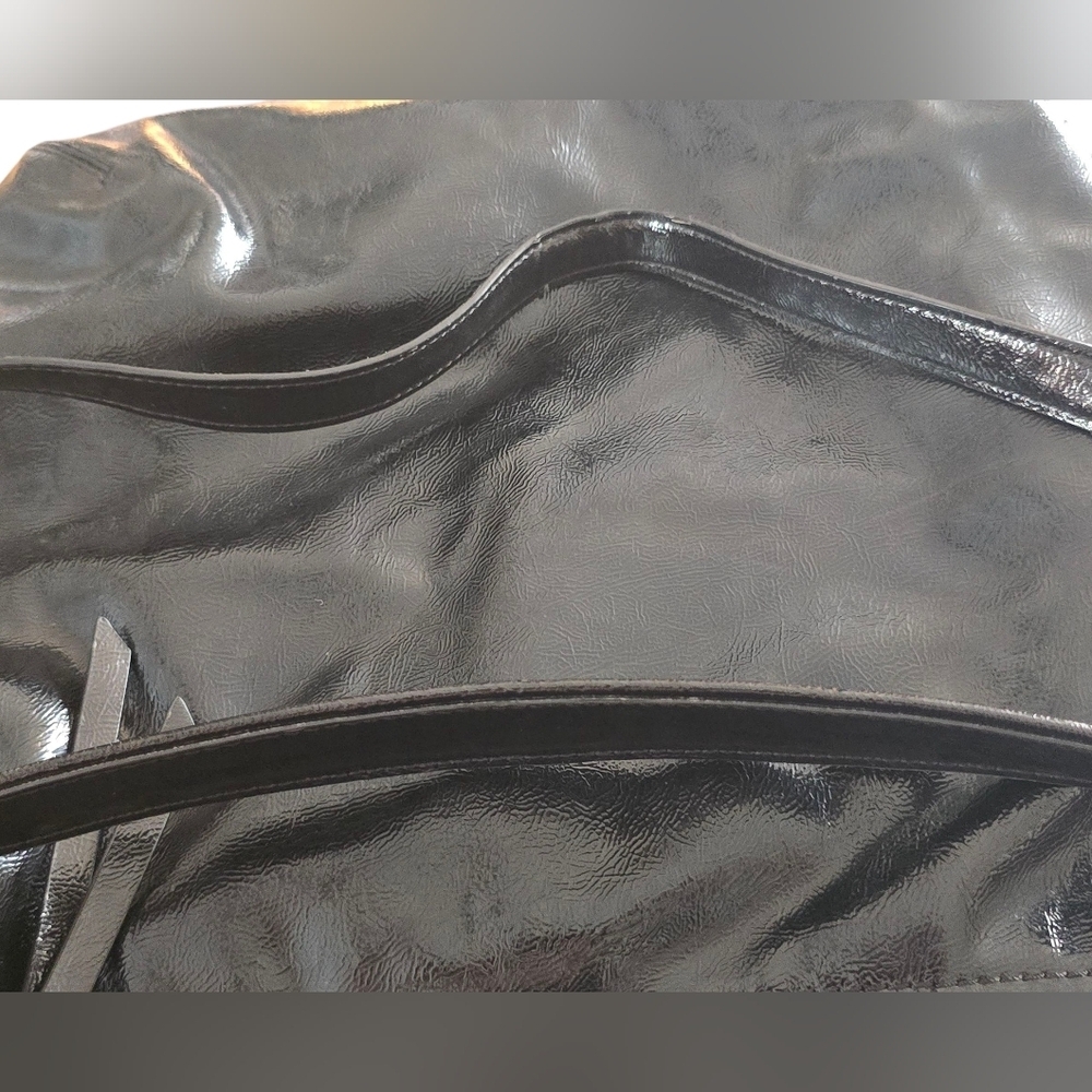 Coach Black Shoulder Hobo Bag Daisy Liquid Gloss Pat Leather Purse F23401 Y2k - Picture 4 of 9